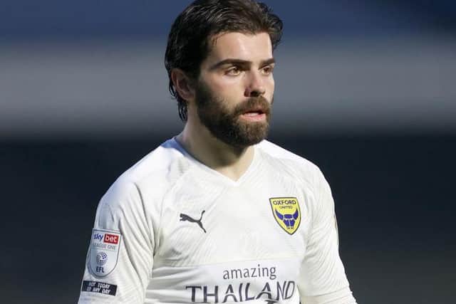 Elliot Lee in action for Oxford United