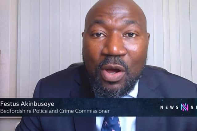 Beds PCC Festus Akinbusoye has vowed to tackle serious youth violence