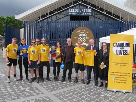 30 walkers whose lives have been impacted by gambling will pass through Luton tomorrow (Saturday)