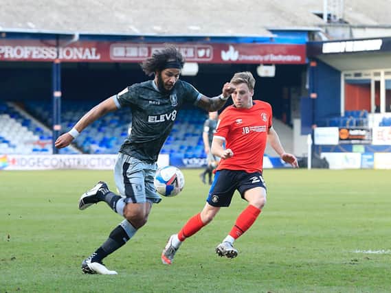 Izzy Brown in action against Luton for Sheffield Wednesday last season