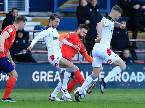 Town midfielder Ryan Tunnicliffe is yet to sign a new deal with Luton