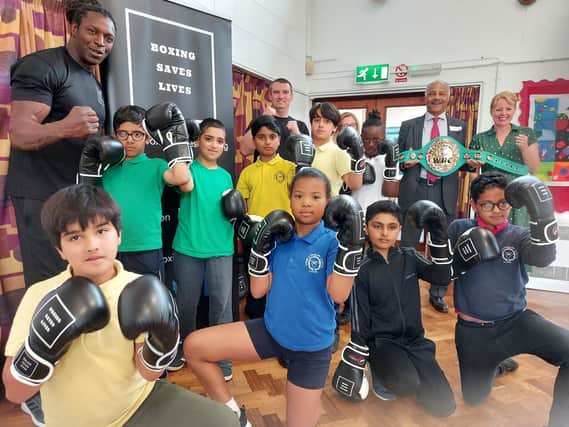 Children at Icknield Primary School learn life skills with Boxing Saves Lives