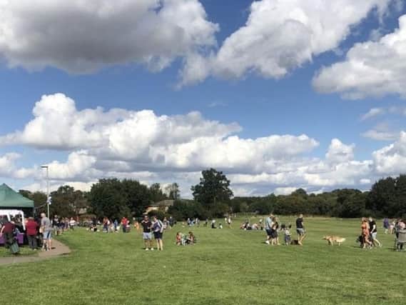 Families enjoying a picnic day at Wandon Park in 2019
