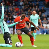Fred Onyedinma in action against Brighton on Saturday