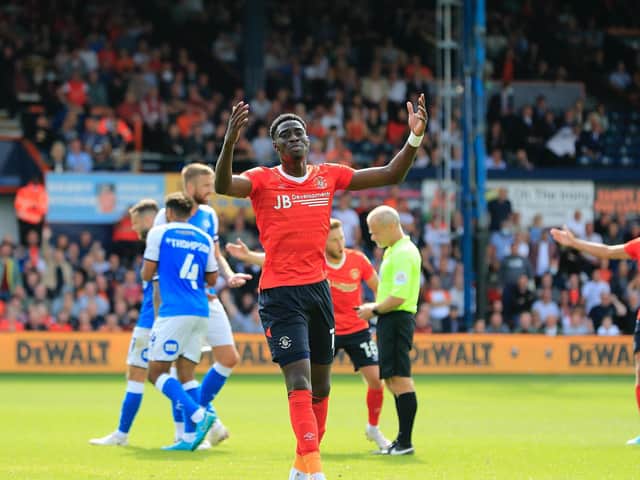 Elijah Adebayo can't believe Posh skipper Mark Beevers has escaped a red card