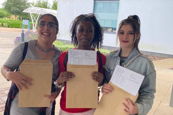 Challney High School for Girls pupils were thrilled with their exams success