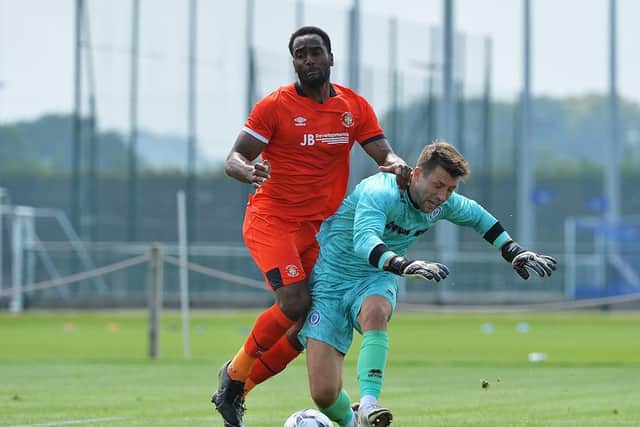 Town striker Cameron Jerome
