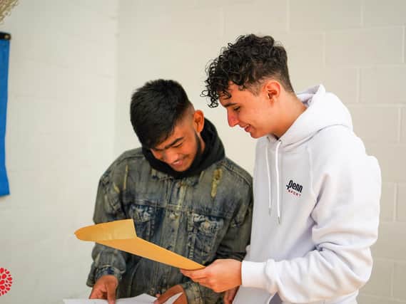 Students were happy with their GCSE results