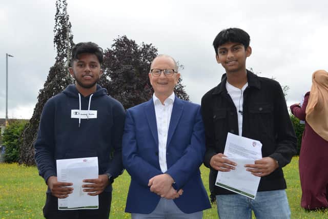 Pupils celebrated an excellent round of GCSE results