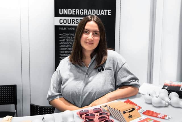 The University of Bedfordshire has opened a pop up shop, offering advice on available courses and how to apply, for those considering higher education (C) University of Bedfordshire