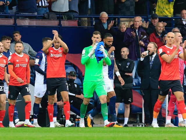 Luton could be cheered on by over 1,000 fans at Bristol City this month