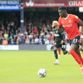 Luton are hoping striker Elijah Adebayo is available for tonight's trip to Bristol City
