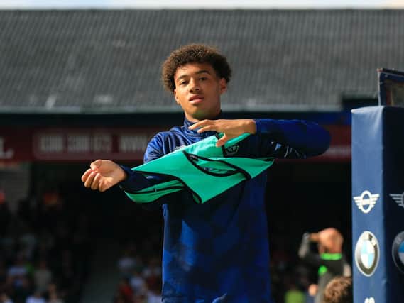 Aidan Francis-Clarke was on the bench for Luton at the weekend