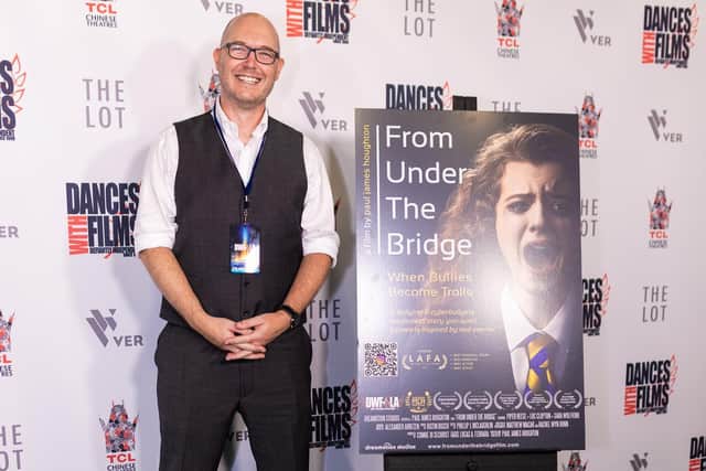 Paul at the 'Dances With Films' event at the TCL Chinese Theatre in Hollywood, California, where 'From Under The Bridge: When Bullies Become Trolls' made its World Premiere