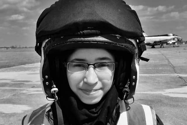 Systems engineer Hania Mohiuddin who's encouraging women from different ethnic backgrounds to be a part of the exciting aviation electronics business