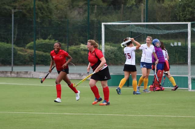 Action from Luton Ladies at the weekend