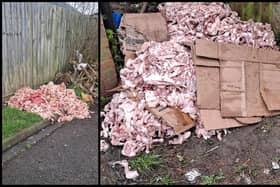 Rotting meat found in Luton. Picture: Christine Williams