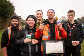 Luton Scouts complete their challenge