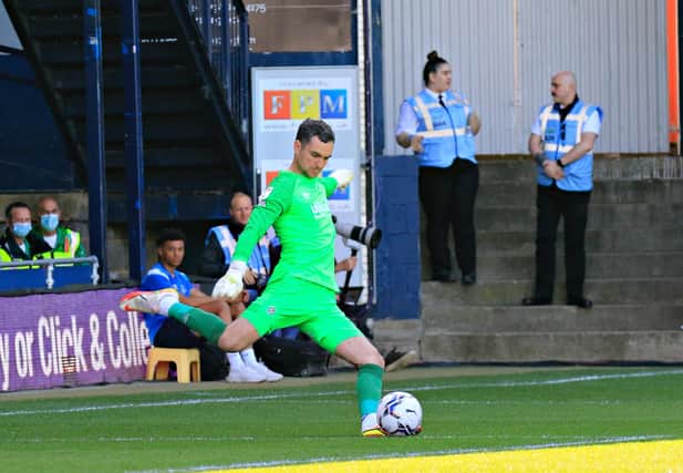 Hatters keeper James Shea is continuing his recovery