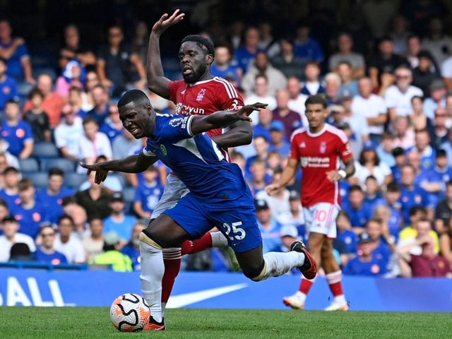 GK: Marcus Bettinelli, Jamie Cumming, Robert Sanchez, Djordje Petrovic, Lucas Bergstrom. DEF: Benoit Badiashile, Trevoh Chalobah, Ben Chilwell, Marc Cucurella, Axel Disasi, Thiago Silva, Wesley Fofana, Reece James. MID: Moises Caicedo (pictured), Enzo Fernandez, Conor Gallagher. FWD: Armando Broja, Nicolas Jackson, Mykhailo Mudryk, Christopher Nkunku, Raheem Sterling. U21s: Carney Chukwuemeka, Deivid Washington, Malo Gusto, Noni Madueke, Ian Maatsen, Romeo Lavia, Cole Palmer, Levi Colwill, Lesley Ugochukwu.