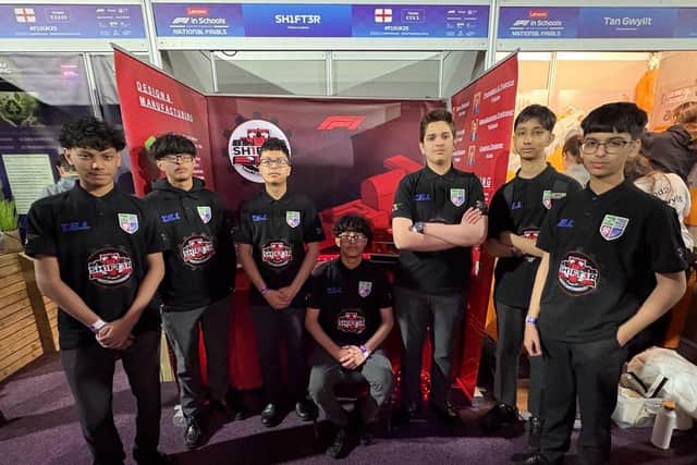 Pupils from Chiltern Academy at Magna Science Centre for the F1 in Schools National Finals.