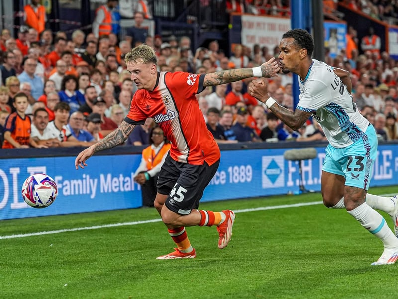 Had spoken beforehand about how Town needed to take their anger out on the Lions and it was clear from the word go that the visitors were up for it. Switched over to the right wingback role and it was an inspired move as he was a constant threat, winning the ball back in the Millwall half time and time again. Played his part in the goal when his shot was well saved and kept on getting forward to be a real creative outlet for Town. Also defended well with some big tackles and interceptions around his own area to ensure Luton were finally triumphant.