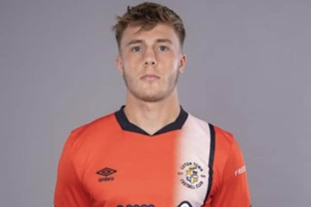 Josh Allen scored twice for AFC Sudbury on Saturday - pic: Luton Town FC
