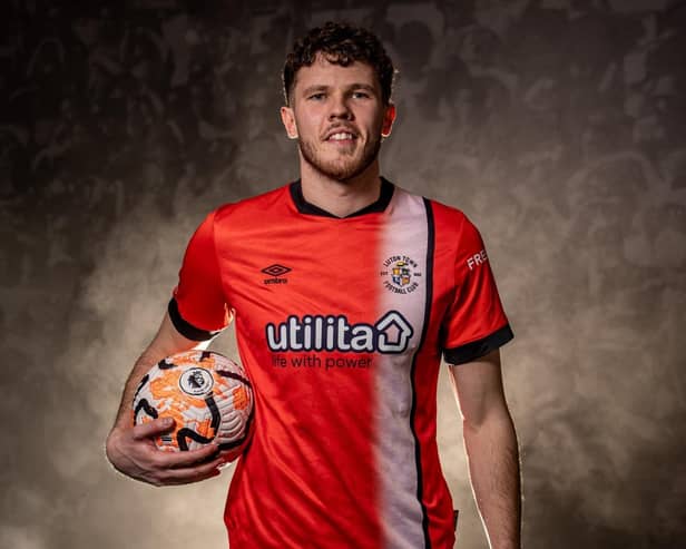 Tom Holmes has started training with his Luton team-mates - pic: Luton Town FC