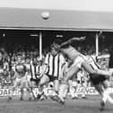 Paul Elliott goes for goal during his time with the Hatters - pic: Hatters Heritage