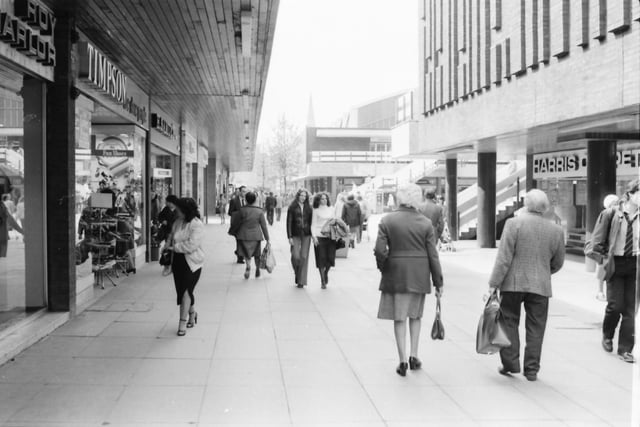 Burnley town centre in 1981