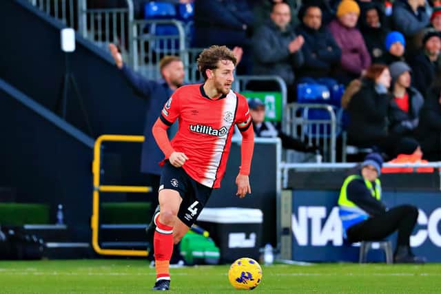 Town defender Tom Lockyer is out of tonight's game - pic: Liam Smith