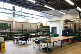 Spacious new premises for Dunstable Foodbank warehouse, which has moved from Leighton Buzzard into the old Argos building in the centre of Dunstable