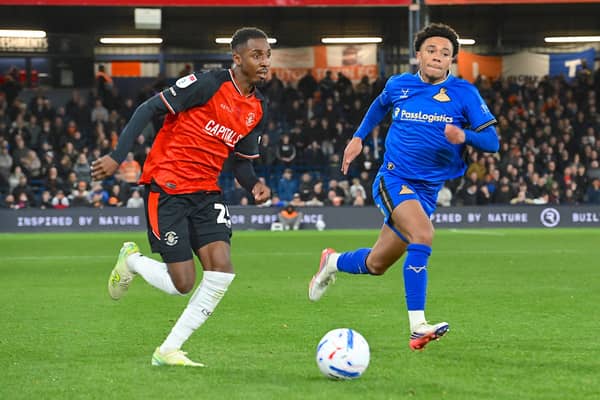 Izzy Jones on the ball against Doncaster on Tuesday night - pic: Andy Fitzsimons