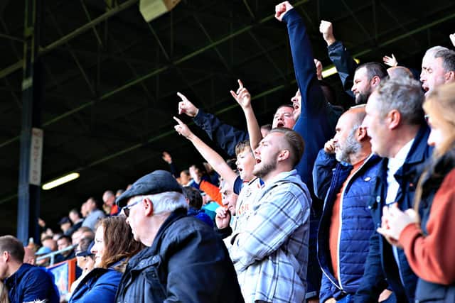 Luton's fans have been urged to bring the noise by keeper James Shea