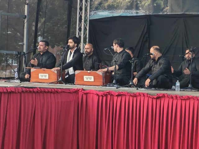 An unforgettable evening of music with the Amaan Qawwal group.