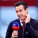 Aston Villa boss Unai Emery faces the cameras recently - pic: Nathan Stirk/Getty Images