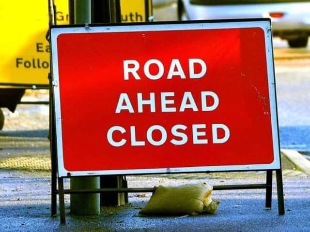 Two lanes of the M1 are closed near Luton