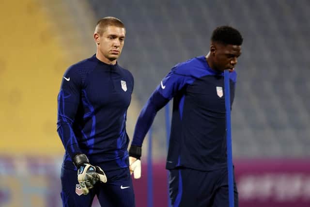 Ethan Horvath prepares for USA's match with England this evening