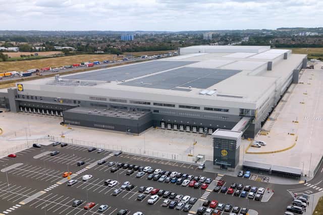 The new warehouse in Houghton Regis. (Picture: Lidl GB)
