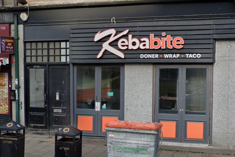 Manchester Street's Kebabite was rated on December 23, 2022.