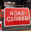 Road closed sign. Picture: Olivia Preston
