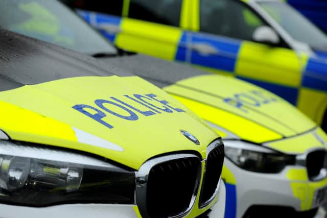 File photo of police cars