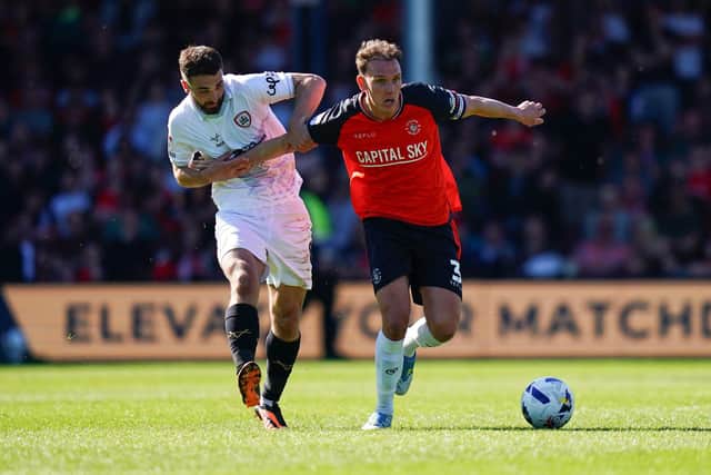 Kal Naismith on the ball against Barnsley last season - pic: Charlie Carter / PRiME Media Images