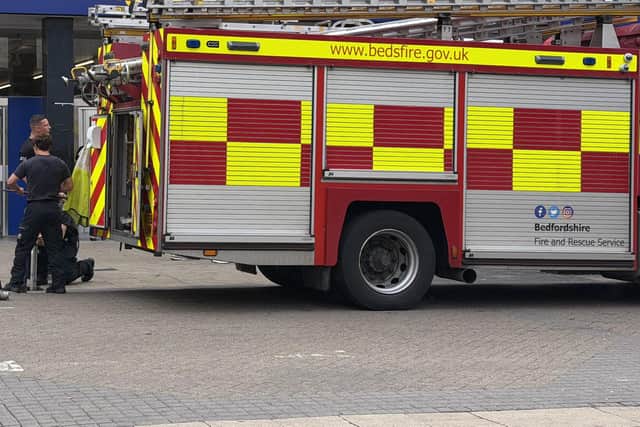File photo of Bedfordshire Fire and Rescue Service