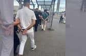 Three men arrested. Picture: Luton Airport Police Unit