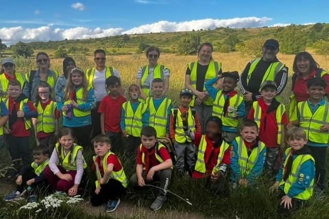 St Joseph's Scouts who have received a grant from The Mall