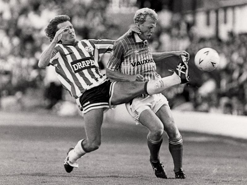 Luton’s youthful-looking side were behind when Eric Young headed the hosts into the lead after meeting Glyn Hodges’ free kick. Striker Iain Dowie drew Town level and future England international Nigel Martyn was the busier of the two keepers after the break.