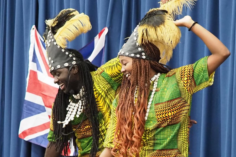 Massai dancers from Kenyan wowed the crowd