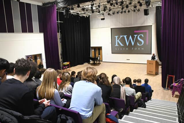 Visit open evening and tours at new KWSixth, which cares about students’ wellbeing as well as achieving their academic goals. Picture – supplied