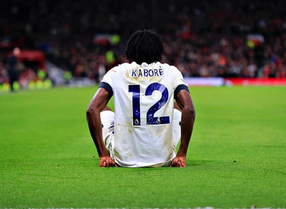 Issa Kabore has played his last game for the Hatters this season - pic: Liam Smith